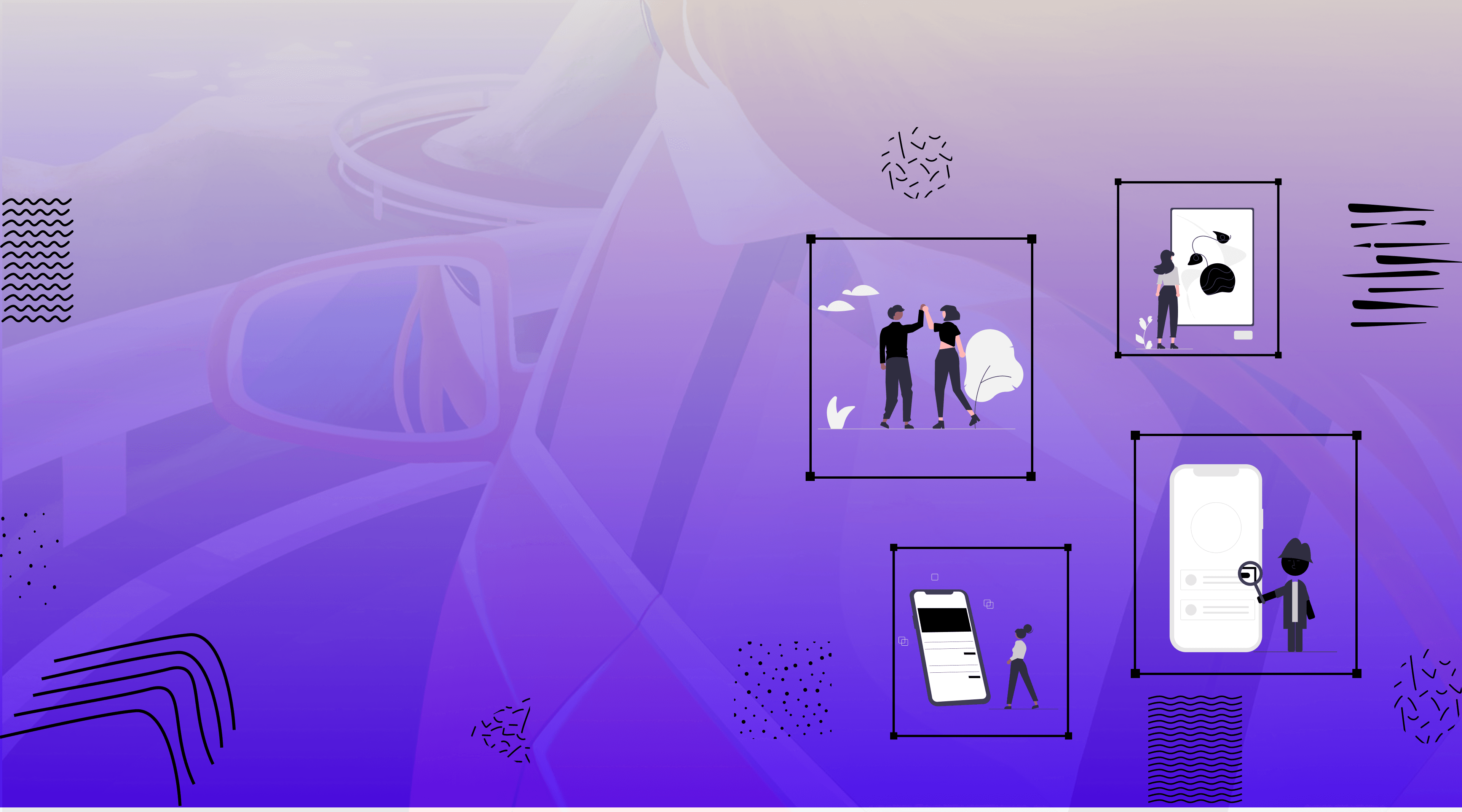 54 Media Group digital marketing and creative design background
